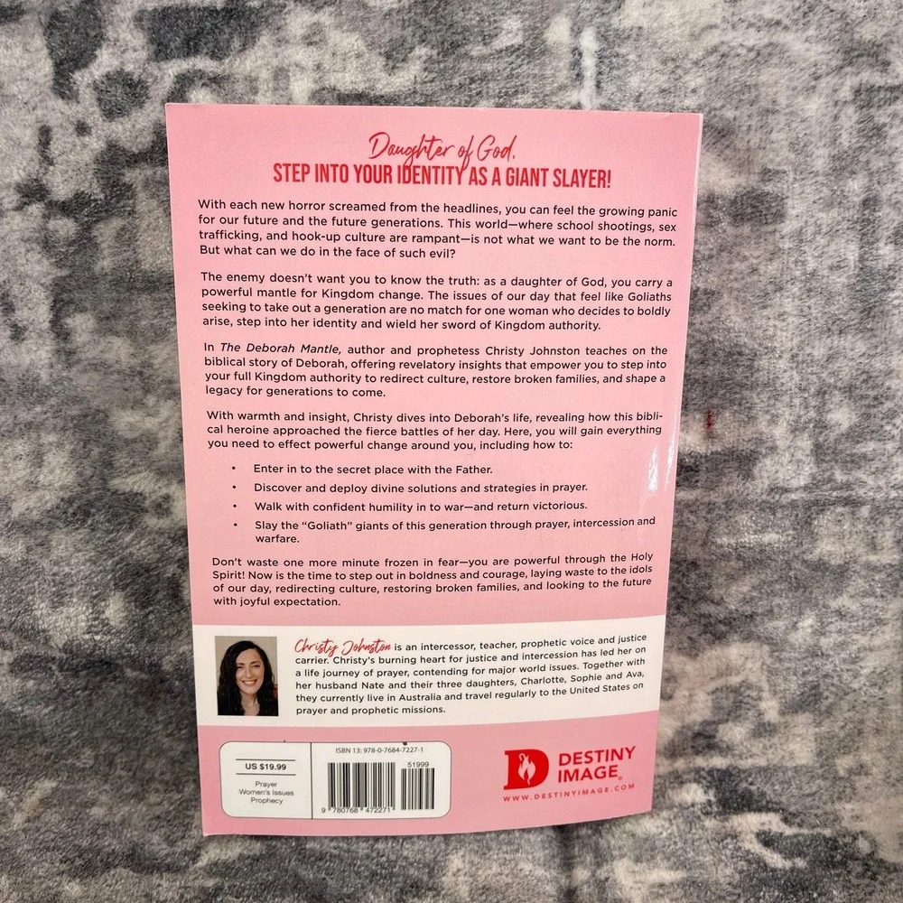 Christy Johnston‎ The Deborah Mantle Paperback Christian Women Prophecy Book